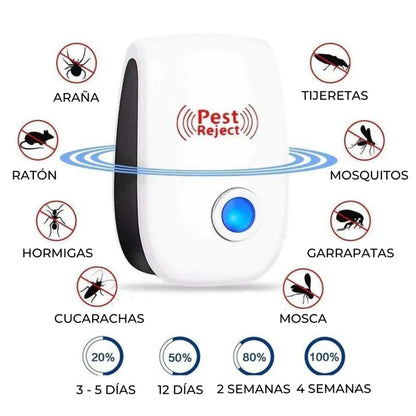 Pest Reject™ - Repelente de Ultrasonido Para Ratones e Insectos PROMOCIONES