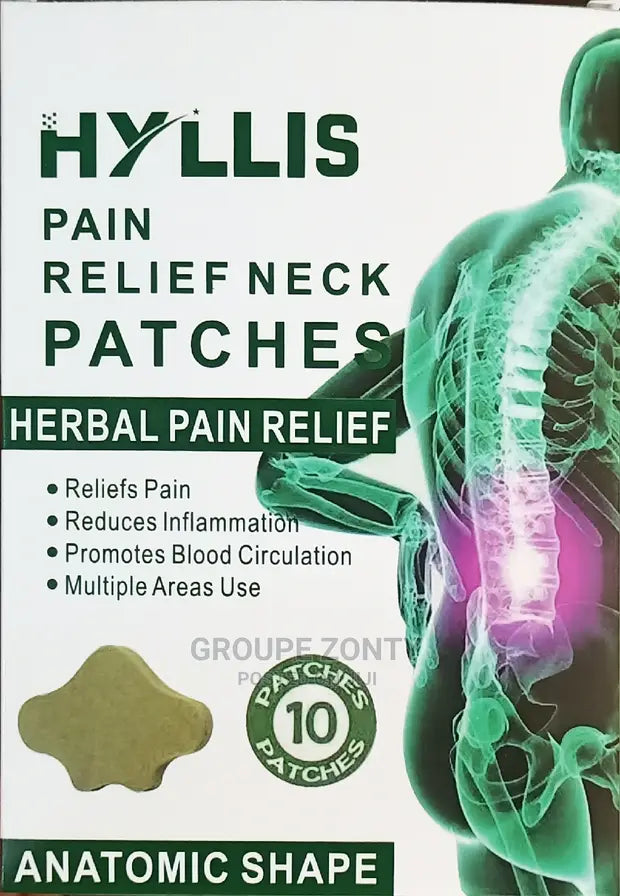 Parches Hyllis™ Formula Natural - Alivia dolor e inflamación, para cuello, espalda y articulaciones PROMOCIONES 10,30,50,100 Parches