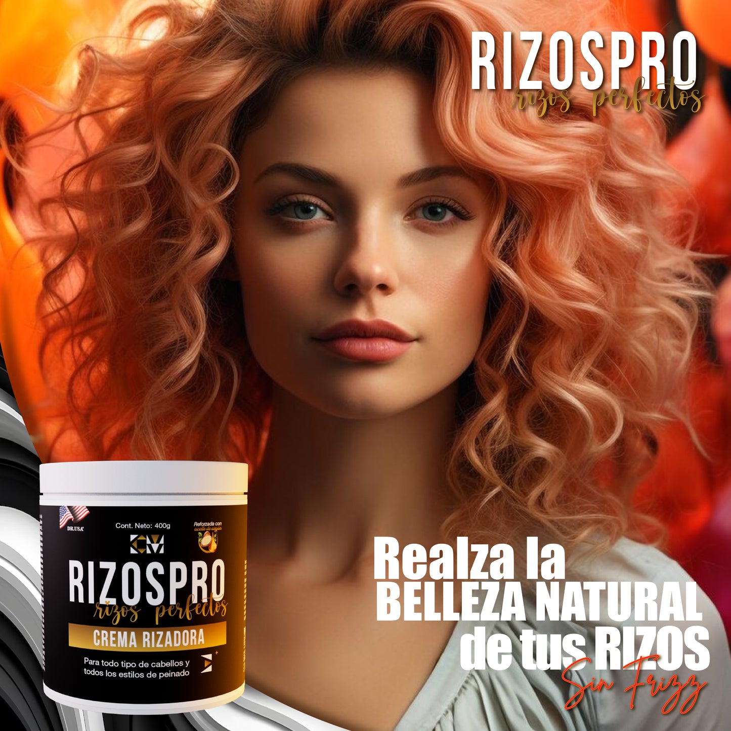 Rizos Pro™ - Crema Rizadora nutre, hidrata y define tu cabello